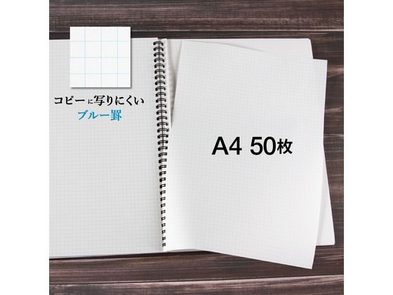 （まとめ） オキナ プロジェクトリングノート A45mm方眼罫 50枚 PNA4S 1冊 〔×10セット〕 まとめ） オキナ プロジェクトリングノート A45mm方眼罫 50枚 PNA4S 1