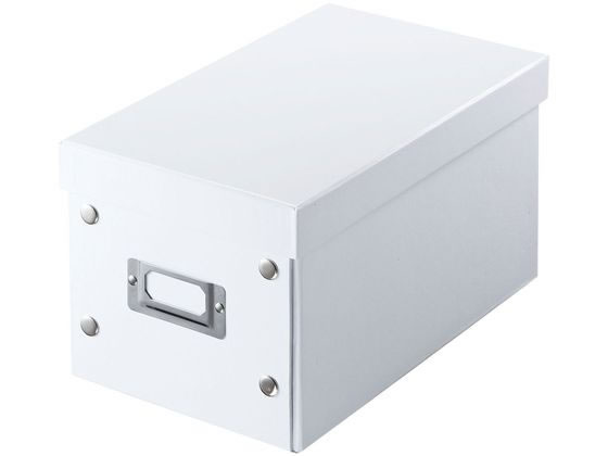 サンワサプライ 組み立て式CD BOX W165mm ホワイト FCD-MT3WN 1個(ご注文単位1個)【直送品】
