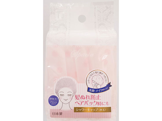 東和産業 SPA シャワーキャップ 水玉 1個（ご注文単位1個)【直送品】