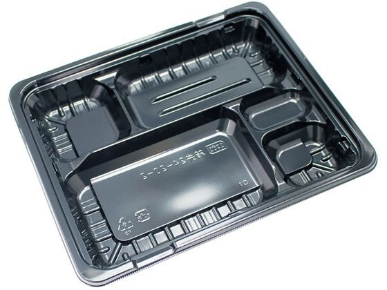 エフピコチューパ 惣菜容器 MS-デリカ 小 本体 黒 50枚/袋 004468453