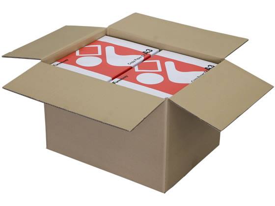 大型段ボール箱 ダブルフルート 特大 625×465×430 5枚 1パック(ご注文単位1パック)【直送品】