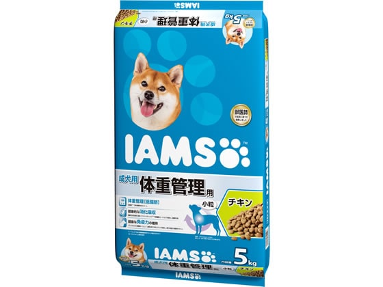 マースジャパン アイムス 成犬用 体重管理用 チキン 小粒 5kg 1袋(ご注文単位1袋)【直送品】