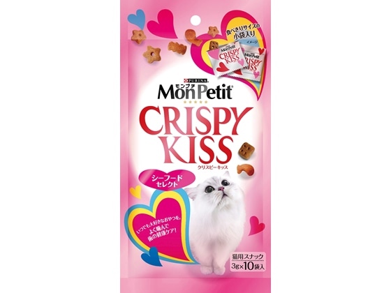 Yu　ちゅるっと　クリスピーキッス PURINA モンプチ クリスピーキッス フィッシュセレクト 3g×10袋