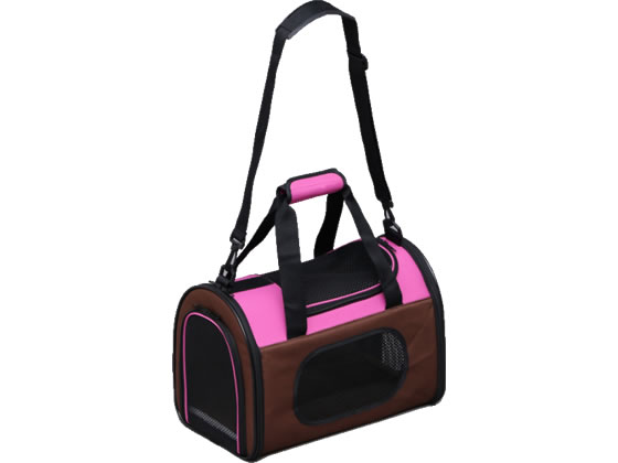 アイリスオーヤマ 折りたたみソフトキャリー Sサイズ ピンク POTC-410A 1個(ご注文単位1個)【直送品】