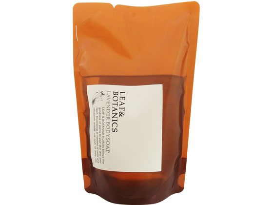 松山油脂 リーフ&ボタニクス ボディソープ ラベンダー詰替用 370mL 1パック(ご注文単位1パック)【直送品】