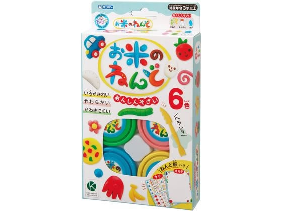 銀鳥産業 お米のねんど 6色 462-333 1セット(ご注文単位1セット)【直送品】