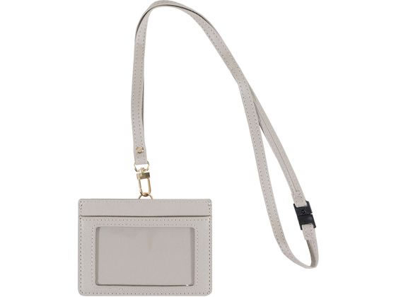 クツワ ID&コインホルダー ペールグレージュ LF007BE 1個（ご注文単位1個）【直送品】