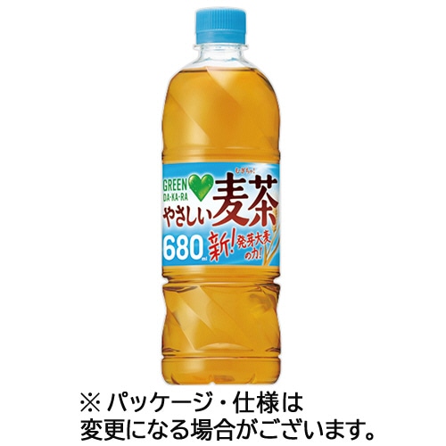 サントリー GREEN DA・KA・RA やさしい麦茶 680ml ペットボトル 24本