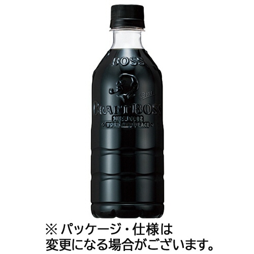 サントリー クラフトボス ブラック ラベルレス 500ml ペットボトル 24
