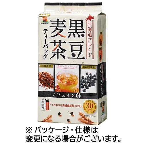 宇治園 北海道産黒豆麦茶ティーバッグ 30個/袋 ※軽（ご注文単位1
