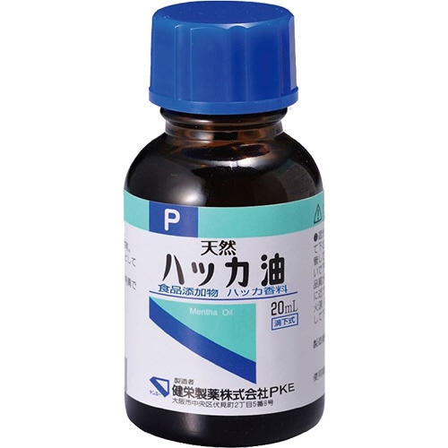 健栄製薬 ハッカ油 20ml 1個 ※軽（ご注文単位1個）【直送品