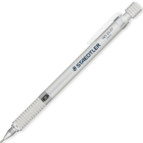 シャープペンシル 7本セット ステッドラー 製図用シャープペンシル 0.7mm (軸色：シルバー