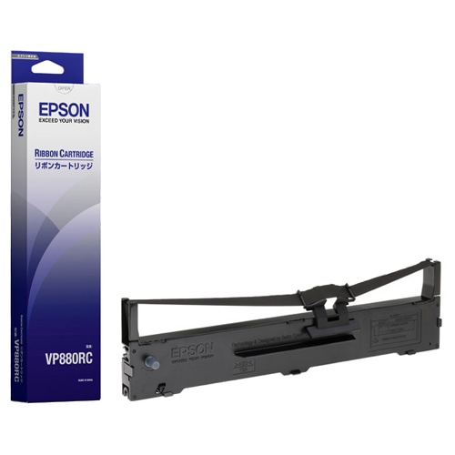 エプソン リボンカートリッジ 黒 VP880RC 1本（ご注文単位1本）【直送品】