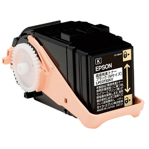 エプソン 環境推進トナー ブラック Mサイズ LPC3T33KV 1個（ご