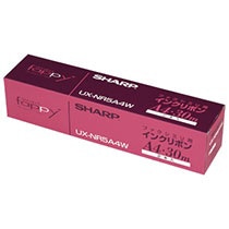 シャープ ファクシミリ用インクリボン A4幅 30m巻 UX-NR5A4W 2本/箱(ご注文単位1箱)【直送品】