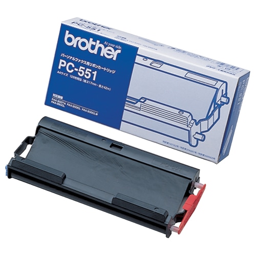 ブラザー リボンカートリッジ 42m PC-551 1個(ご注文単位1個)【直送品】