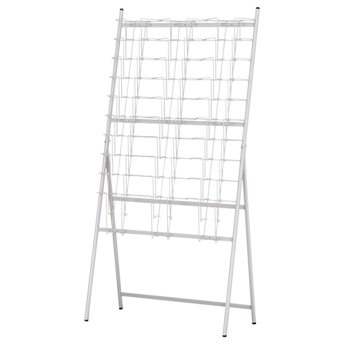 イワサキ パンフレットスタンド 2列10段 A4サイズ TZR-PSN220LG 1台 イワサキ パンフレットスタンド 2列10段 A4サイズ TZR-PSN220LG 1台