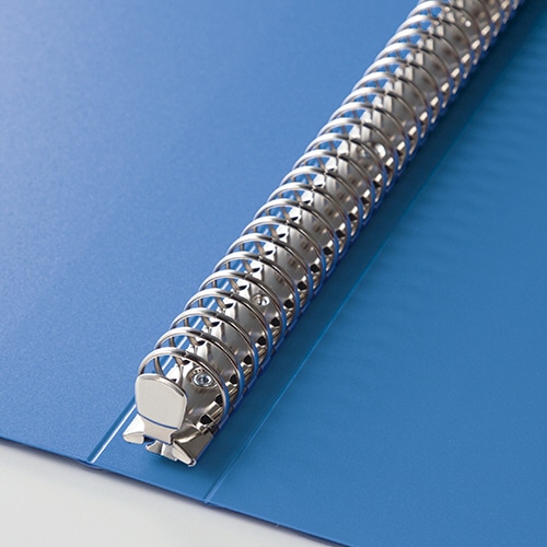 TANOSEE 30穴バインダー（PP表紙） A4タテ 120枚収容 背幅48mm ブルー 1セット（10冊） TANOSEE 30穴バインダー(PP表紙) A4タテ 80枚収容 背幅36mm ブルー 1冊