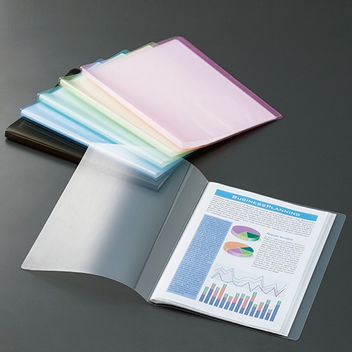 (まとめ）TANOSEE クリアブック（透明表紙） A4タテ 12ポケット グリーン 60冊〔×3セット〕 まとめ） TANOSEE クリアブック（透明表紙） A4タテ 36ポケット 背幅