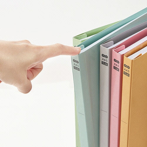 (まとめ）TANOSEE書類が出し入れしやすい丈夫なフラットファイル「ラクタフ」 A4タテ 150枚収容 背幅20mm グレー1セット(50冊:5冊×10パック)〔×3セット〕 まとめ）TANOSEE書類が出し入れしやすい丈夫なフラットファイル