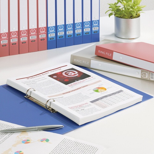 （まとめ）TANOSEEDリングファイル(半透明表紙) A4タテ 2穴 250枚収容 背幅43mm ピンク 1セット(10冊) 〔×3セット〕 クーポン配布中\u0026マラソン対象(まとめ) TANOSEEDリングファイル(半