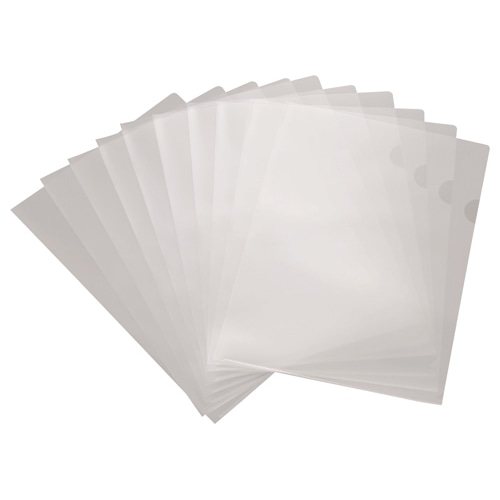 TANOSEE 再生PETクリアホルダーA4 0.18mm 1セット（400枚：10枚×40パック） たのめーるTANOSEE 再生PETクリアホルダー A4 厚さ0.18mm クリア 1