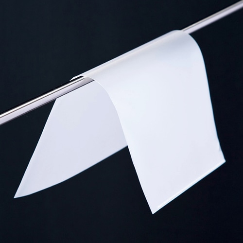 TANOSEE 薄型エンボスクリアホルダー A4 クリア 厚さ0.1mm 10枚/袋（ご