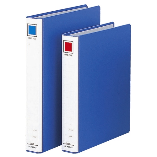 (まとめ) コクヨ リングファイル 色厚板紙表紙B5ヨコ 2穴 170枚収容 背幅30mm 青 フ-426B 1セット(10冊) 〔×5セット〕(代引不可) まとめ)コクヨ リングファイル 色厚板紙表紙B5ヨコ 2穴 170枚収容 背幅