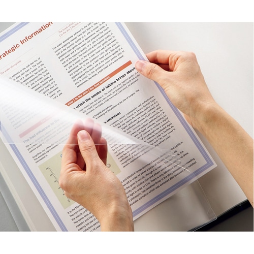 ニックス 2穴クリアホルダー A4 厚さ0.2mm MS-2-A4 10枚/袋（ご注文