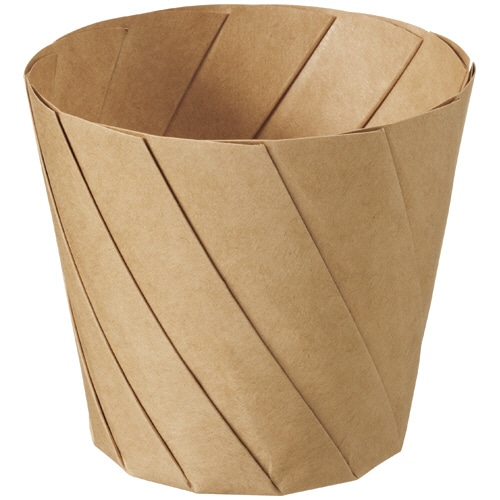 シンメイ おりがみカップ 小 茶 TY2 20枚/袋(ご注文単位1袋)【直送品】