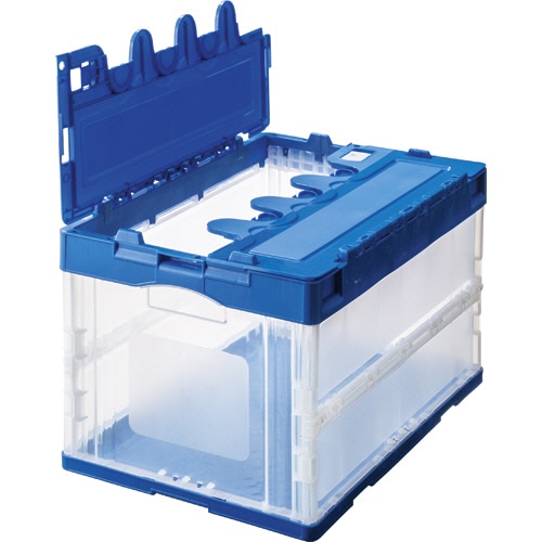 トラスコ中山 TRUSCO オリコン 薄型折りたたみコンテナ 50L ロックフタ