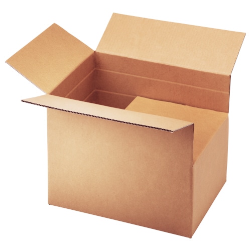 TANOSEE 無地ダンボール箱 A3(L)サイズ Aフルート 高さ調整タイプ 10枚/袋(ご注文単位1袋)【直送品】