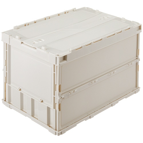 【8個セット②】コンテナ トラスコ中山 スケルコンオリコン 50L オレンジ トラスコ中山 TRUSCO オリコン 薄型折りたたみコンテナ