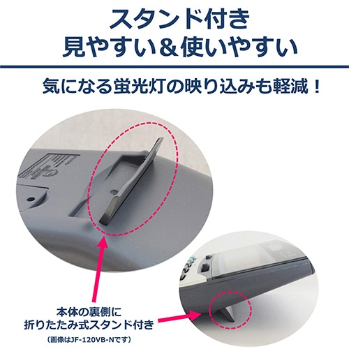 カシオ 卓上電卓 12桁 デスクサイズ DF-120VB-N 1台（ご注文単位1台