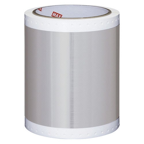 マックス ビーポップ 100タイプ標準シート 100mm幅×15m ラベルPET 銀 SL-S154NL 1ロール たのめーるマックス ビーポップ 100タイプ 標準シート カッティング