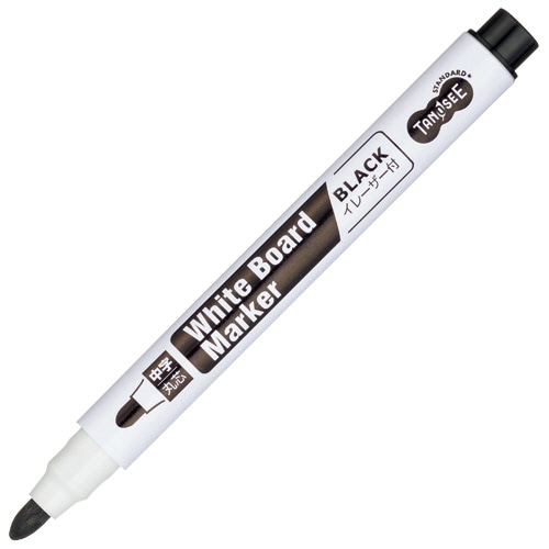 （まとめ） TANOSEEノック式ホワイトボードマーカー専用カートリッジ 黒 1本 〔×100セット〕 まとめ) TANOSEE ノック式ホワイトボードマーカー専用カートリッジ 赤