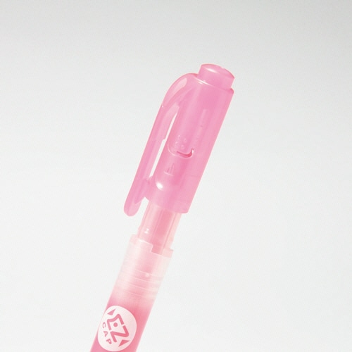 TANOSEE キャップが外しやすい蛍光ペン ツイン ピンク 10本