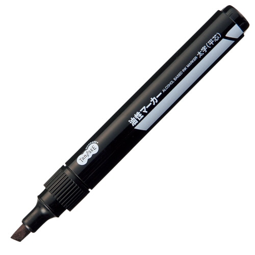 （まとめ） TANOSEE ノンドライ油性マーカー太字・角芯 赤 1本 〔×50セット〕 まとめ） TANOSEE ノンドライ油性マーカー太字・角芯 赤 1本 ×50