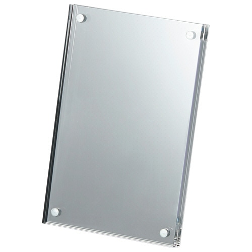 クルーズ アクリルマグネットフレーム CRJ88002 クリア まとめ）クルーズ アクリルマグネットフレーム A7 CRJ88002 1個 ×5