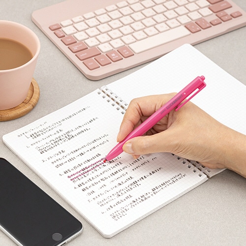 ゼブラ ノック式蛍光ペン クリックブライト 紫 WKS30-PU 1本（ご注文