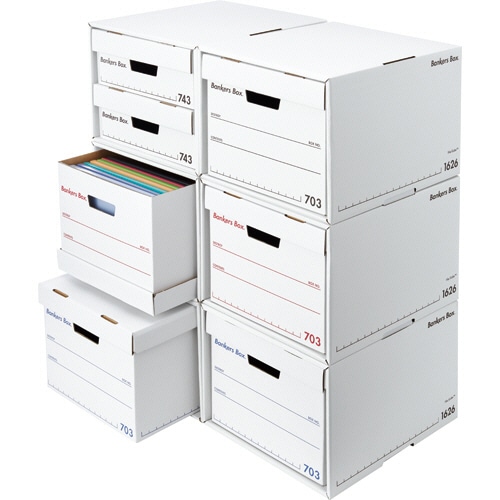 フェローズ バンカーズボックス 703sボックス A4 ふた付 ホワイト