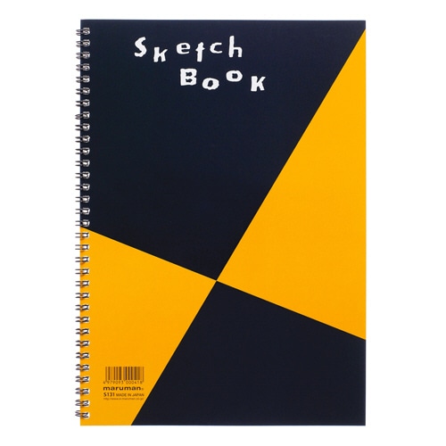 マルマン スケッチブック 図案スケッチブック A4 並口 24枚 S131 1冊(ご注文単位1冊)【直送品】