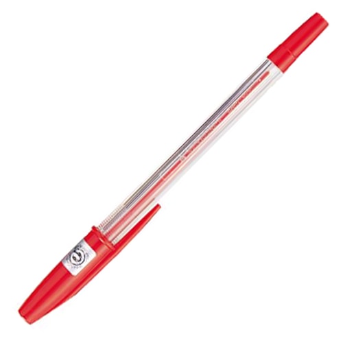 三菱鉛筆 油性リサイクルボールペン 0.7mm 赤 業務用パック