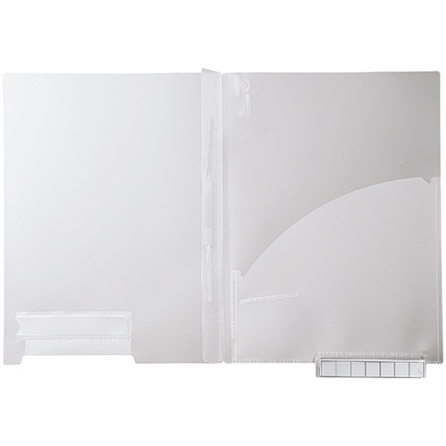 リヒトラブ カルテフォルダーファスナー付 A4ヨコ 見出し紙付 上見出しタイプ HK718U 1箱(50枚) リヒトラブ カルテフォルダーファスナー付 A4ヨコ 見出し紙付 下見出し