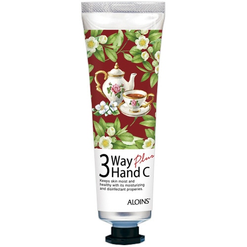アロインス化粧品 3ウェイ ハンドクリームプラス 紅茶の香り 50g 1個（ご注文単位1個）【直送品】
