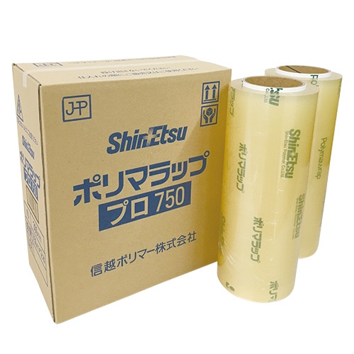 信越ポリマー ポリマラップ プロ750 30cm×750m 1箱(2本)(ご注文単位1箱)【直送品】