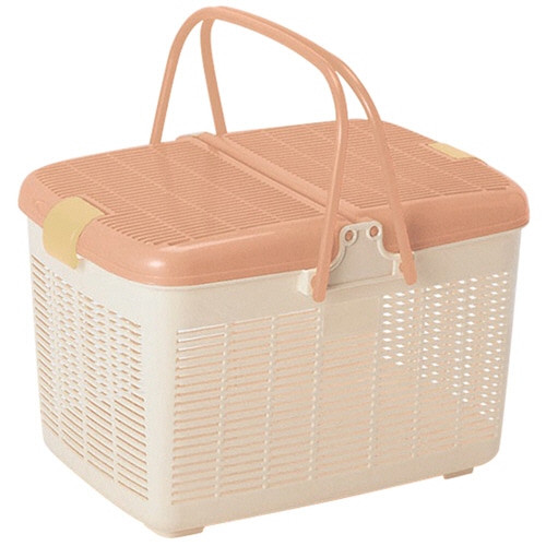 サンコープラスチック リオバスケットNo.5 アースベージュ 1個(ご注文単位1個)【直送品】