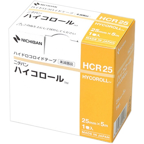 ニチバン ハイコロール 25mm×5m HCR25 1巻（ご注文単位1巻）【直送品】