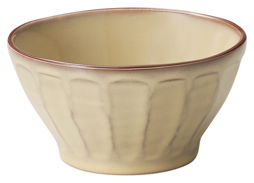 山万 ラフェルム シナモンベージュ 13cmカフェオレボウル 1個(ご注文単位1個)【直送品】