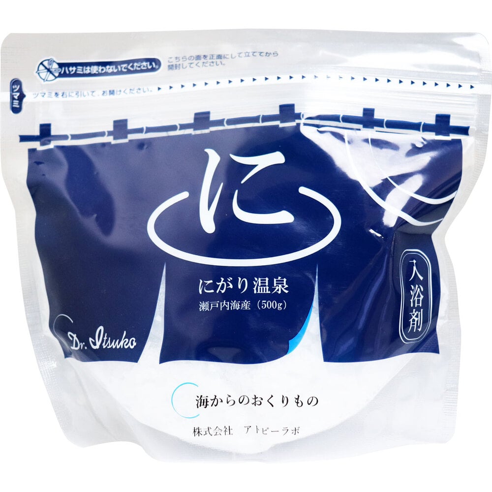 アトピーラボ 国産天然にがり結晶 にがり温泉 500g入 1個(ご注文単位1個)【直送品】